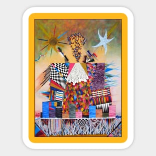 Abstract Art Beauty Sticker